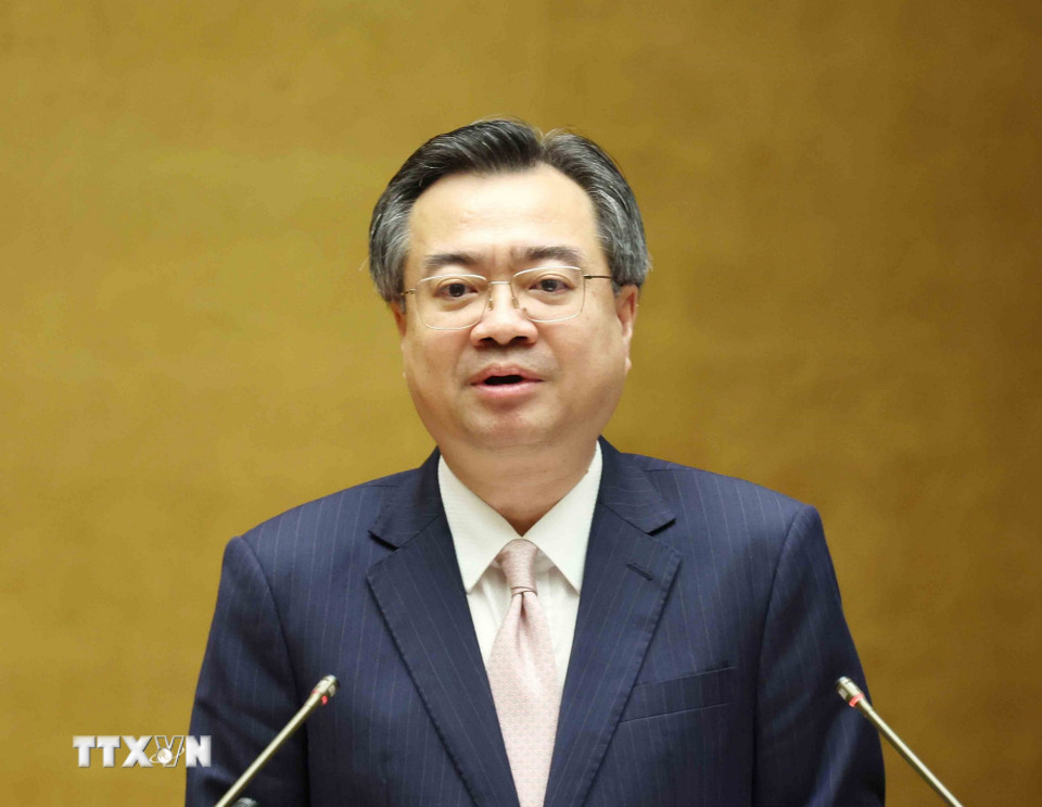 Đồng chí Nguyễn Thanh Nghị, Uỷ viên Bộ Chính trị, Bí thư Trung ương Đảng, Trưởng Ban Chính sách, Chiến lược Trung ương quán triệt nội dung trọng tâm của Nghị quyết số 79-NQ/TW về phát triển kinh tế Nhà nước. (Ảnh: Phương Hoa/TTXVN)