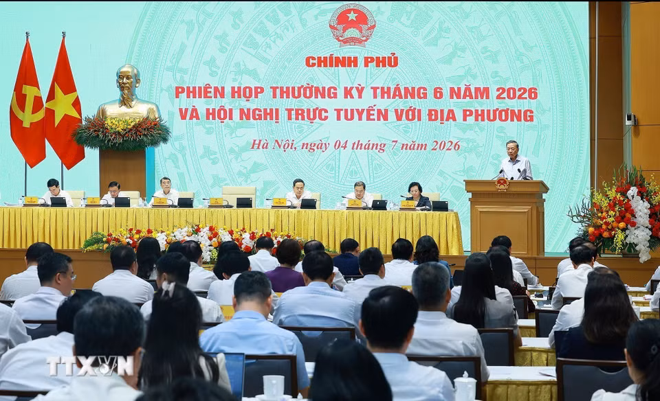 Tổng Bí thư, Chủ tịch nước Tô Lâm phát biểu chỉ đạo. (Ảnh: Dương Giang/TTXVN)