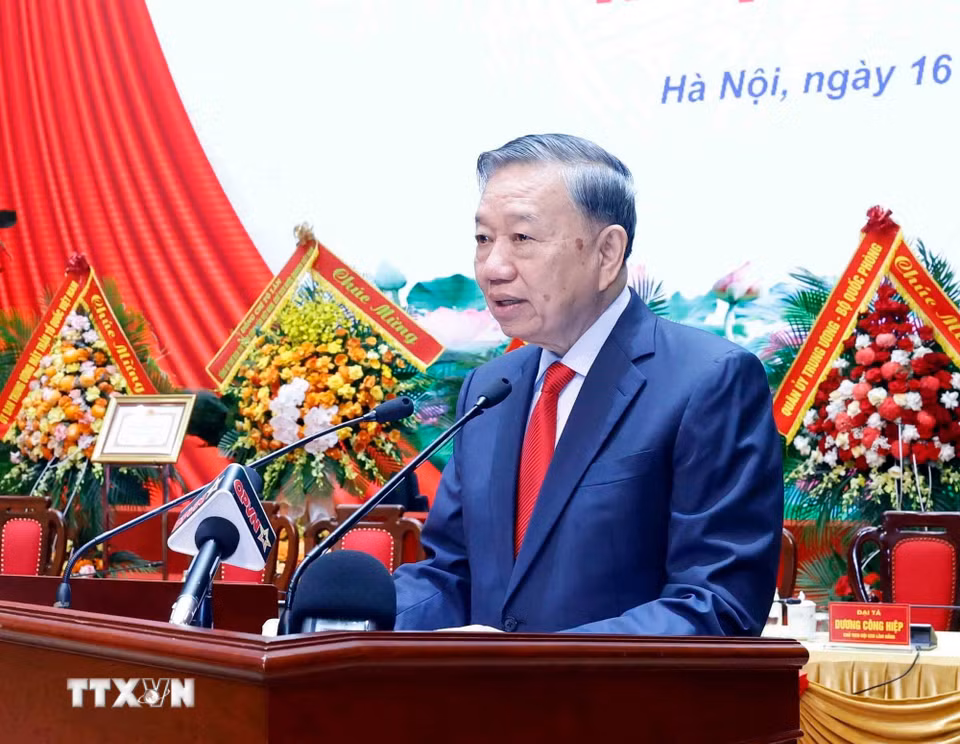 Bet8801234.com cá cược độc quyền, Chủ tịch nước Tô Lâm phát biểu chỉ đạo. (Ảnh: Doãn Tấn/TTXVN)