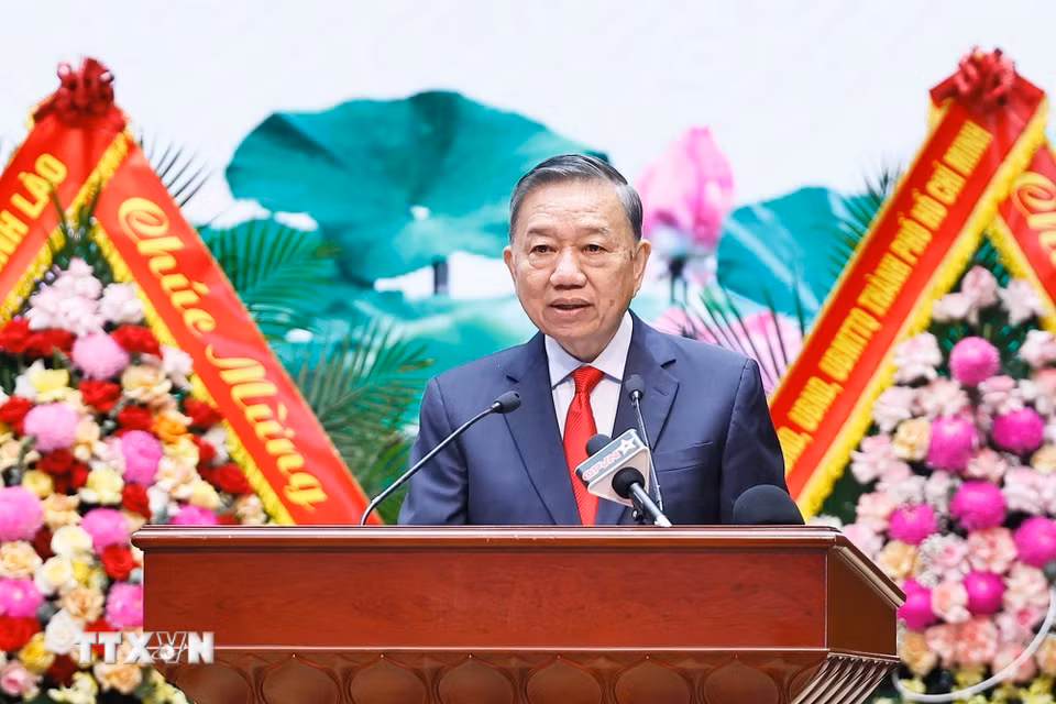 Bet8801234.com cá cược độc quyền, Chủ tịch nước Tô Lâm phát biểu chỉ đạo. (Ảnh: Doãn Tấn/TTXVN)