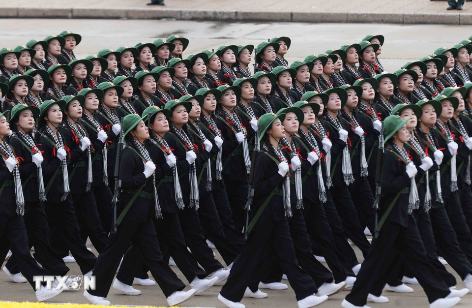 Khối nữ Du kích miền Nam. (Ảnh: TTXVN)