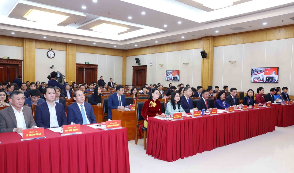 Đại biểu tham dự hội nghị. (Ảnh: Phương Hoa/TTXVN)