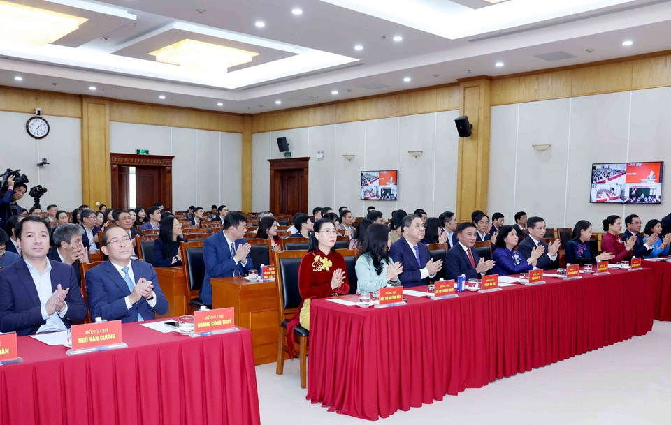 Đại biểu tham dự hội nghị. (Ảnh: Phương Hoa/TTXVN)