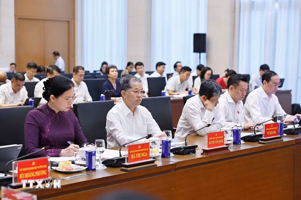 Đại biểu dự Hội nghị. (Ảnh: Doãn Tấn/TTXVN)