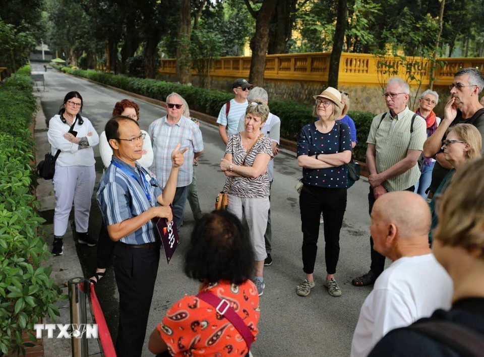 Khu Di tích đã đón hàng triệu lượt khách trong nước và bè bạn quốc tế đến tham quan. (Ảnh: Thanh Tùng/TTXVN)