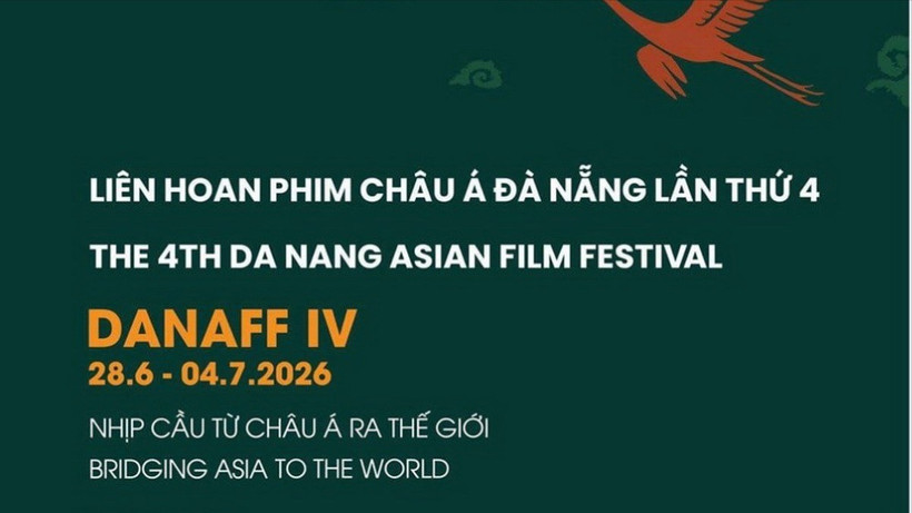 Poster thông tin về Liên hoan phim châu Á Đà Nẵng lần thứ Tư. (Nguồn: Bộ Văn hóa, Thể thao và Du lịch)