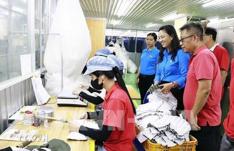 Toàn thành phố Cần Thơ hiện nay có trên 21.000 doanh nghiệp sản xuất, đóng góp chung vào tăng trưởng. (Ảnh: Tuấn Phi/TTXVN)