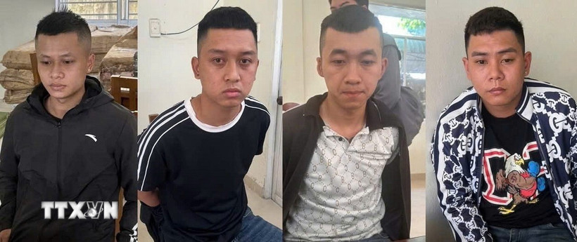 Lực lượng chức năng thành phố Đà Nẵng đã khởi tố nhóm đối tượng cho vay với lãi suất lên tới 1.582%/năm. (Ảnh: TTXVN phát)