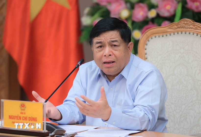 Phó Thủ tướng Nguyễn Chí Dũng phát biểu. (Ảnh: An Đăng/TTXVN)