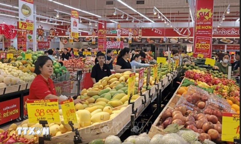 Siêu thị Go Thăng Long của Tập đoàn Central Retail Việt Nam. (Ảnh: Trần Việt/TTXVN)