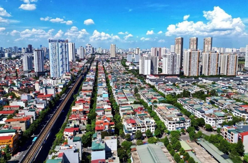 Một góc Thủ đô Hà Nội. (Ảnh: Tuấn Anh/TTXVN)