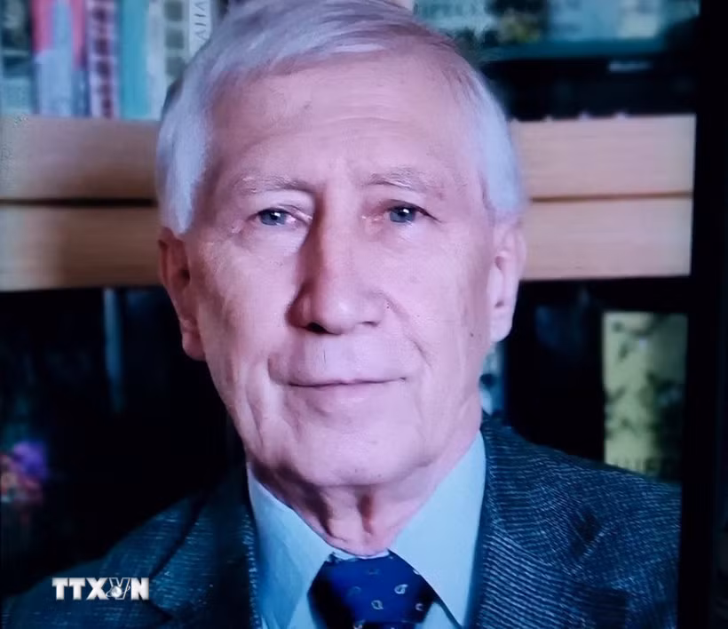 Tiến sỹ Kinh tế Leonid Borisovich Vardomsky, Viện Kinh tế, Viện Hàn lâm Khoa học Nga. (Ảnh: TTXVN phát)
