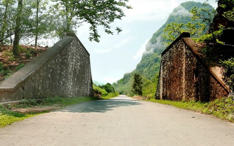 Dấu tích ải Chi Lăng. (Ảnh: Sở Văn hóa Lạng Sơn).