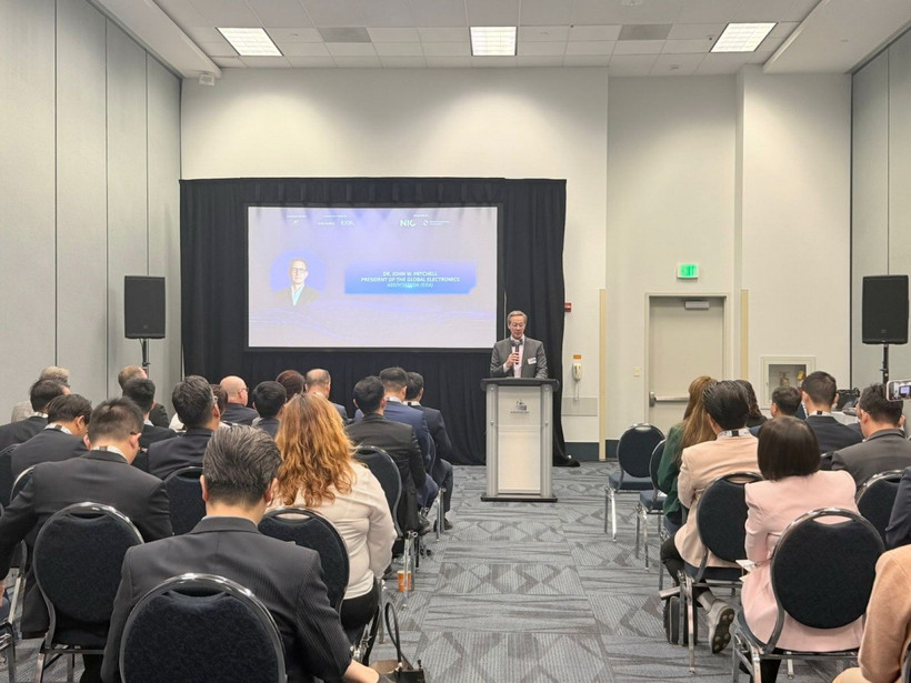 Toàn cảnh Diễn đàn Đổi mới sáng tạo và Đầu tư Việt Nam-Hoa Kỳ. (Ảnh: Bộ Tài chính)