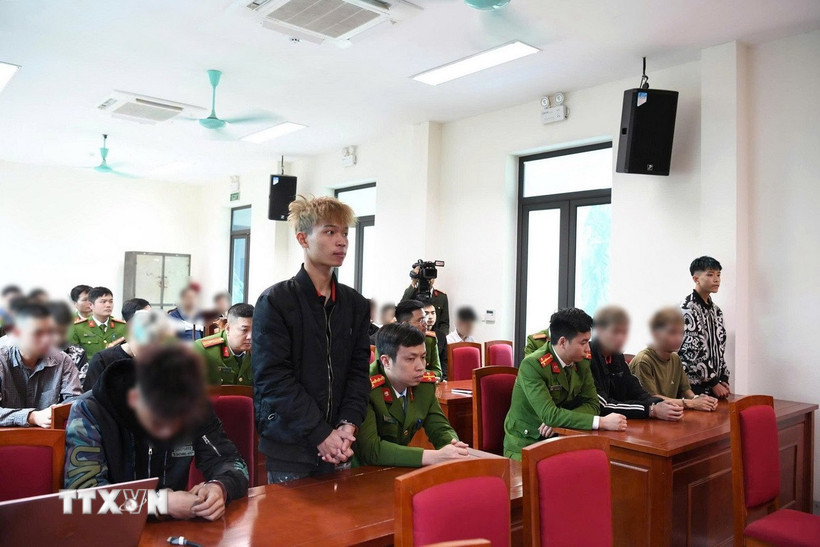 Cơ quan Cảnh sát điều tra (Công an tỉnh Phú Thọ) triệu tập và làm rõ hành vi của Nguyễn Thành Công, Phạm Hồng Sơn cùng nhiều đối tượng liên quan vụ việc. (Ảnh: TTXVN phát)