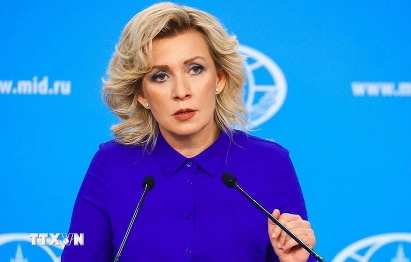 Người phát ngôn Bộ Ngoại giao Nga Maria Zakharova. (Ảnh: TASS/TTXVN)