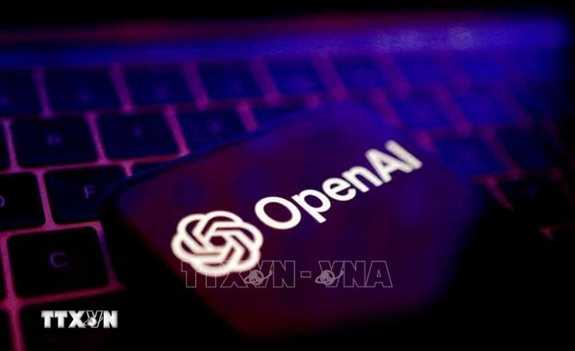 OpenAI - công ty đầu tiên trên thế giới được định giá 500 tỷ USD Biểu tượng của Hãng OpenAI. (Nguồn: REUTERS/TTXVN)