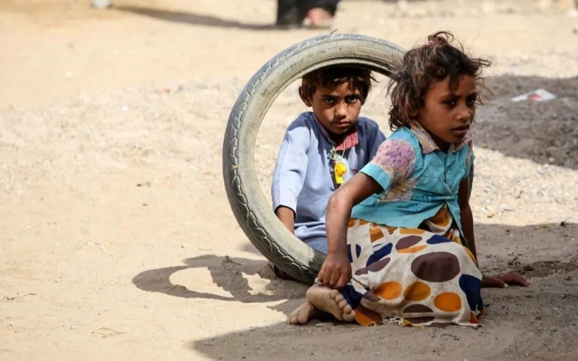 Yemen nhiều trẻ em thiệt mạng do chiến tranh. (Ảnh AFP).