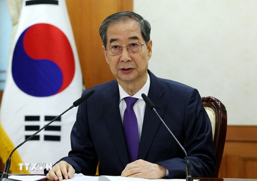 Cựu Thủ tướng Hàn Quốc Han Duck Soo. (Ảnh: Yonhap/TTXVN)