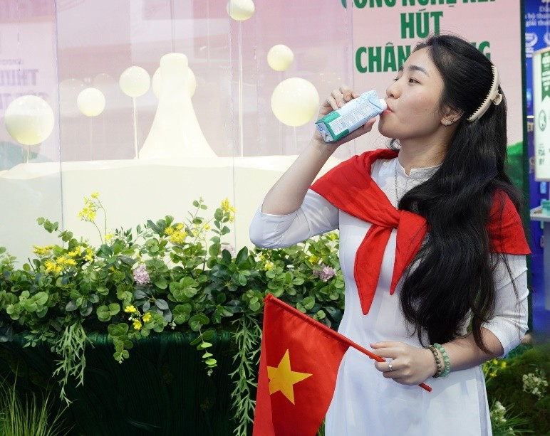 Vinamilk Green Farm Cao Đạm là dòng sản phẩm tiêu biểu cho chiến lược phát triển sản phẩm hướng đến tương lai của Vinamilk (Ảnh: Minh Anh).