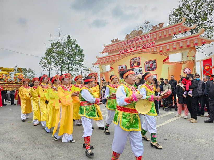Lễ hội Đền Sái. (Ảnh: Nguồn Sở Văn hóa và Thể thao Thành phố Hà Nội)