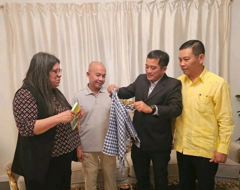 Thứ trưởng Ngoại giao Venezuela, Tatiana Pugh tiếp các nhà khoa học Việt Nam sang dự Hội thảo quốc tế Du lịch khám phá đời sống chim hoang dã. (Ảnh: Bộ Ngoại giao Venezuela)