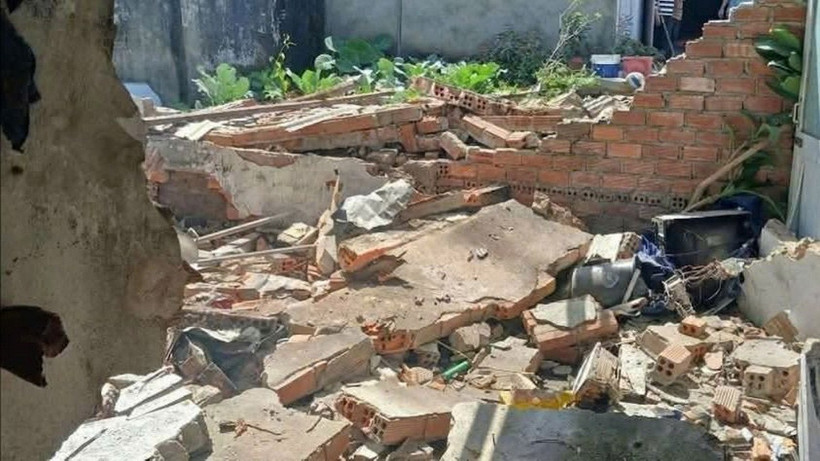 Hiện trường vụ nổ.