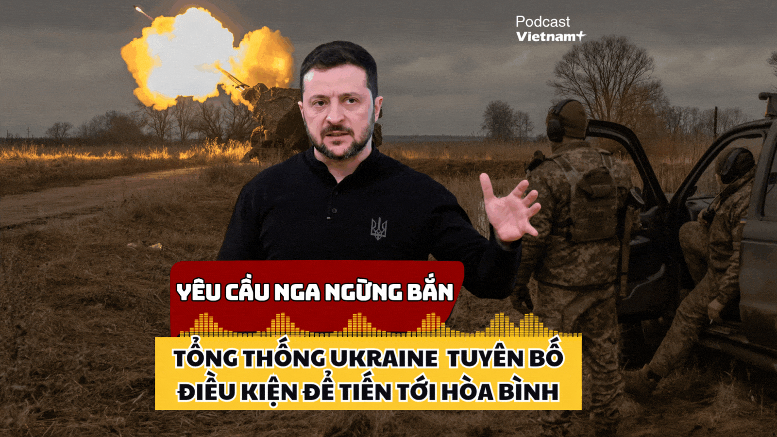 Ông Zelensky yêu cầu Nga ngừng bắn, làm mọi cách để tiến tới hòa bình