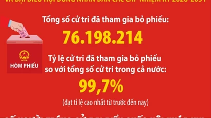 500 người trúng cử Đại biểu Quốc hội khóa XVI