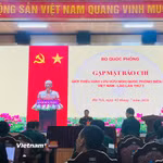 Giao lưu hữu nghị Quốc phòng biên giới Việt Nam-Lào lần thứ 3 diễn ra tại Nghệ An và Bolikhamsai . (Ảnh: PV/Vietnam+)