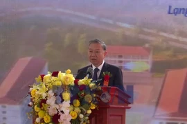 Lễ khởi công các trường Phổ thông nội trú liên cấp ở các xã biên giới đất liền 