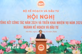 Thủ tướng Phạm Minh Chính phát biểu chỉ đạo hội nghị. (Ảnh: Tuấn Anh/TTXVN)