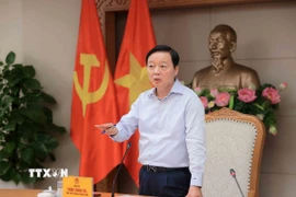 Phó Thủ tướng Trần Hồng Hà phát biểu. (Ảnh: An Đăng/TTXVN)