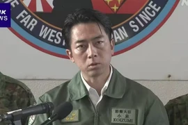 Bộ trưởng Quốc phòng Nhật Bản Shinjiro Koizumi. (Ảnh: NHK)