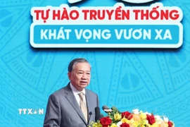 Tổng Bí thư Tô Lâm phát biểu. (Ảnh: Thống Nhất/ TTXVN)