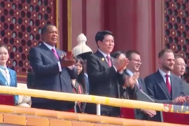 Chủ tịch nước dự Lễ duyệt binh kỷ niệm chiến thắng phátxít ở thủ đô Bắc Kinh