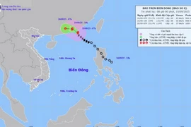Hình ảnh vị trí và đường đi của bão số 8 lúc 7h sáng 19/9/2025. (Nguồn: Trung tâm Dự báo Khí tượng Thủy văn Quốc gia)