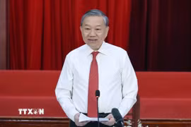 Tổng Bí thư Tô Lâm phát biểu. (Ảnh: Thống Nhất/TTXVN)