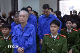 Bị cáo Bùi Quốc Tuấn tại phiên tòa. (Ảnh: Thu Hoài/TTXVN)