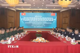 Quang cảnh Hội đàm. (Ảnh: Quang Duy/TTXVN)