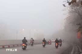 Bắc Bộ có sương mù. (Nguồn: TTXVN)