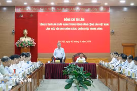 Tổng Bí thư Tô Lâm phát biểu. (Ảnh: Thống Nhất/TTXVN)