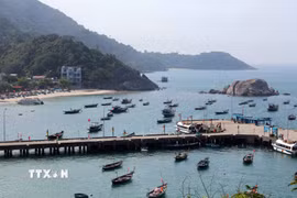 Một góc bình yên ở đảo Cù Lao Chàm, thành phố Đà Nẵng. (Ảnh: Đỗ Trưởng/TTXVN)