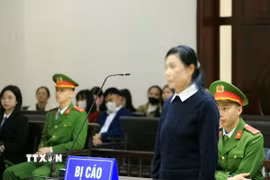 Bị cáo Hoàng Thị Thúy Lan, cựu Bí thư Tỉnh ủy Vĩnh Phúc (cũ). (Ảnh: Tuấn Anh/TTXVN)