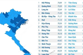 Chỉ số năng lực cạnh tranh cấp tỉnh năm 2024 của 63 tỉnh và thành phố.