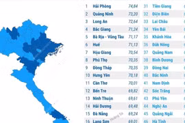 Chỉ số năng lực cạnh tranh cấp tỉnh năm 2024 của 63 tỉnh và thành phố.
