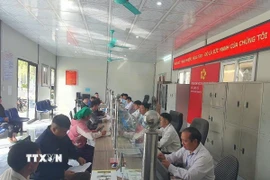 Trung tâm Hành chính công xã Lũng Cú (Tuyên Quang) vận hành hiệu quả, góp phần nâng cao hiệu lực quản lý và chất lượng phục vụ người dân. (Ảnh: Hoàng Hải/TTXVN)