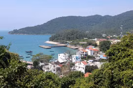 Nhịp sống bình yên ở đảo Cù Lao Chàm, thành phố Đà Nẵng. (Ảnh: Đỗ Trưởng/TTXVN)