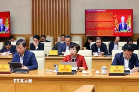 Các đại biểu tham dự hội nghị. (Ảnh: Phạm Kiên/TTXVN)