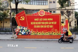 Đồng bào các dân tộc xứ Lạng tin tưởng vào thành công của Đại hội, mở ra sự phát triển mới cho quê hương, đất nước. (Ảnh: Văn Đạt/TTXVN)